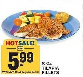 Food Lion Tilapia fillets offer