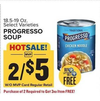 Food Lion Progresso soup offer