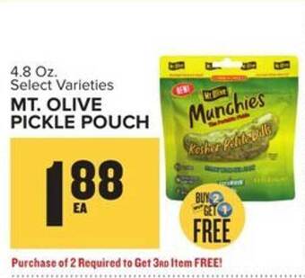 Food Lion Mt. olive pickle pouch offer