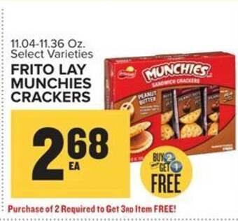 Food Lion Frito lay munchies crackers offer
