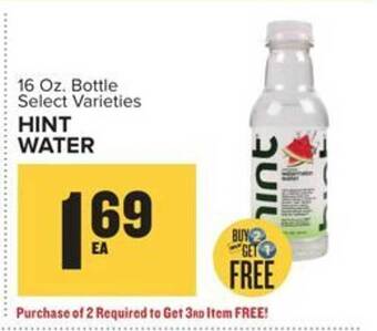 Food Lion Hint water offer