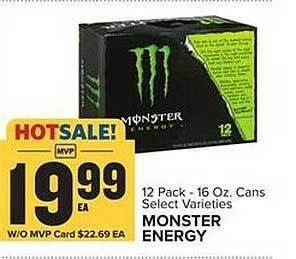 Food Lion Monster energy offer