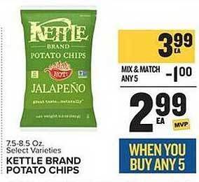 Food Lion Kettle brand potato chips offer