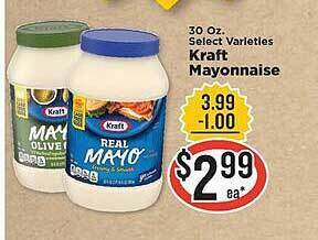 IGA Kraft mayonnaise offer