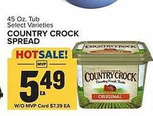 Food Lion Country crock spread offer