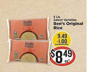 IGA Ben's original rice offer