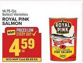 Food Lion Royal pink salmon offer