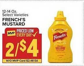 Food Lion French's mustard offer