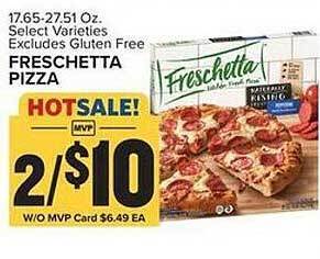 Food Lion Freschetta pizza offer