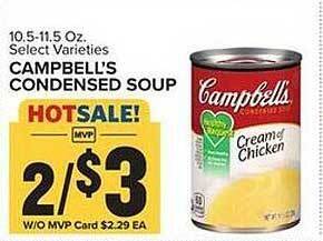 Food Lion Campbell's condensed soup offer