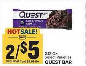 Food Lion Quest bar offer