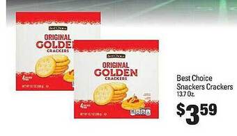 IGA Best choice snackers crackers offer