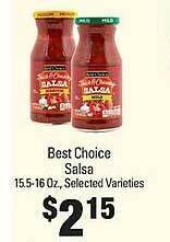 IGA Best choice salsa offer