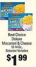 IGA Best choice deluxe macaroni & cheese offer