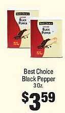 IGA Best choice black pepper offer