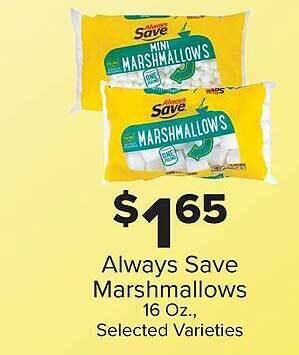 IGA Always save marshmallows offer