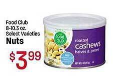Maceys Food club nuts offer