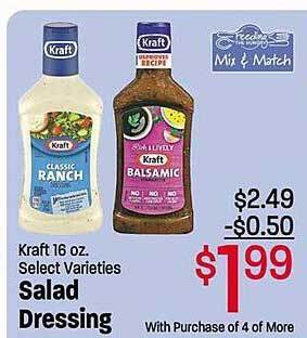 Maceys Kraft salad dressing offer