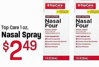 Maceys Top care nasal spray offer