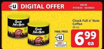 Safeway Chock full o' nuts coffee offer