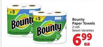 Safeway Bounty paper towels offer
