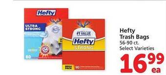 Safeway Hefty trash bags offer