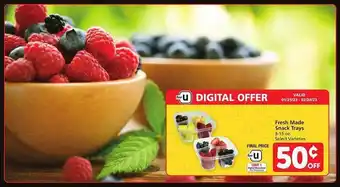 Safeway Fresh made snack trays offer