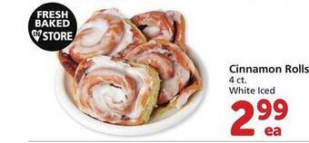 Safeway Cinnamon rolls offer