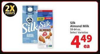 Safeway Silk almond milk offer