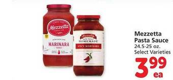 Safeway Mezzetta pasta sauce offer