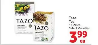 Safeway Tazo tea offer