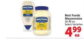 Safeway Best foods mayonnaise offer