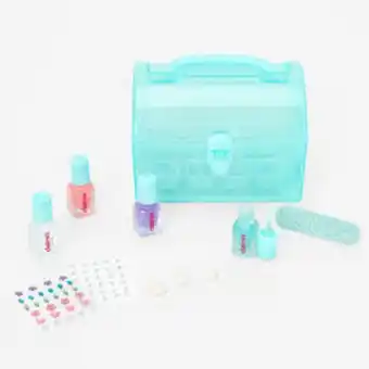 Claire's Claire's club mint chest nail polish & stickers set offer