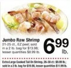 ACME Jumbo Raw Shrimp offer
