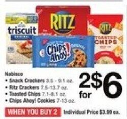 ACME Nabisco Snack Crackers offer