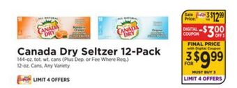 ShopRite Seltzer 12-pack offer