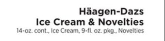 ShopRite Ice cream & novelties offer