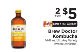 ShopRite Kombucha offer