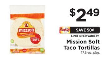 ShopRite Soft taco tortillas offer