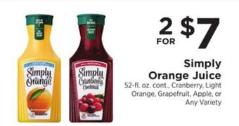 ShopRite Orange juice offer