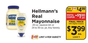 ShopRite Real mayonnaise offer