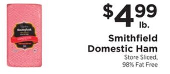ShopRite Domestic ham offer