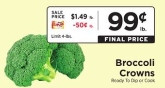 ShopRite Broccoli crowns offer