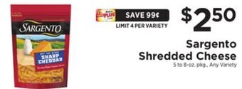 ShopRite Shredded cheese offer