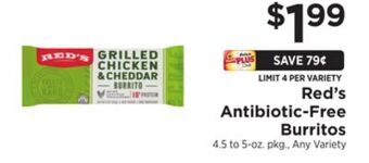 ShopRite Antibiotic-free burritos offer