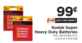 ShopRite Super heavy duty batteries offer