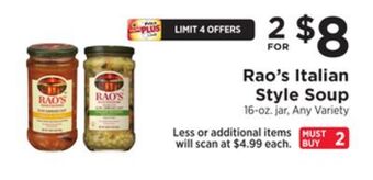 ShopRite Italian style soup offer