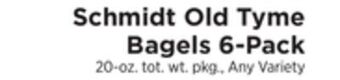 ShopRite Bagels 6-pack offer
