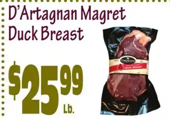 Wild By Nature D'artagnan magret duck breast offer