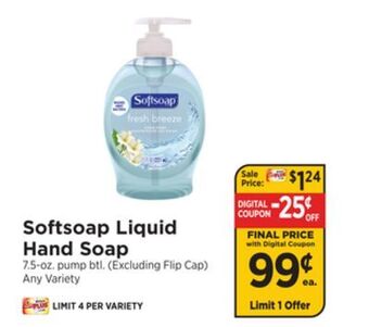 ShopRite Liquid hand soap offer